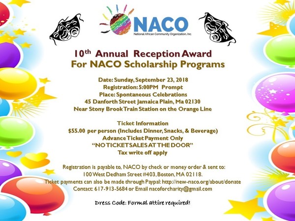 NACO Reception Award for NACO Scholarship Program