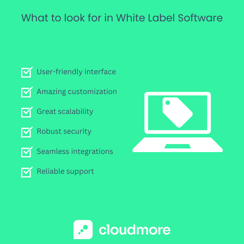 What to look for in White Label
